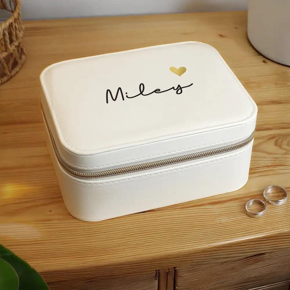 Trinket, Jewellery & Keepsake Boxes Personalised Travel Jewellery Box