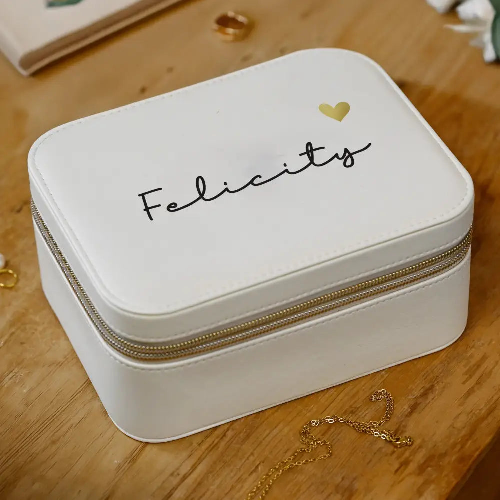 Trinket, Jewellery & Keepsake Boxes Personalised Travel Jewellery Box