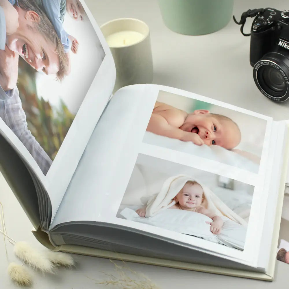 Photo Frames, Albums and Guestbooks Personalised Truly Blessed Christening Square Photo Album