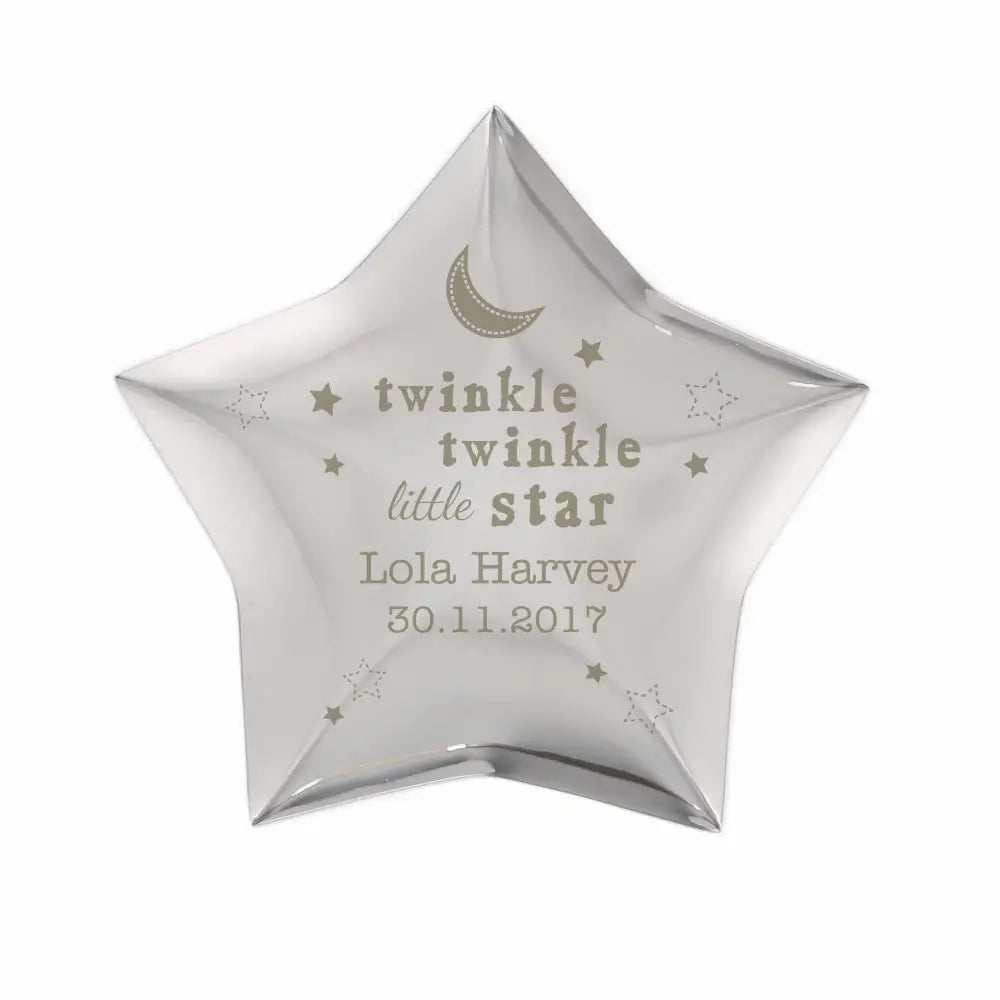 Trinket, Jewellery & Keepsake Boxes Personalised Twinkle Twinkle Star Trinket Box