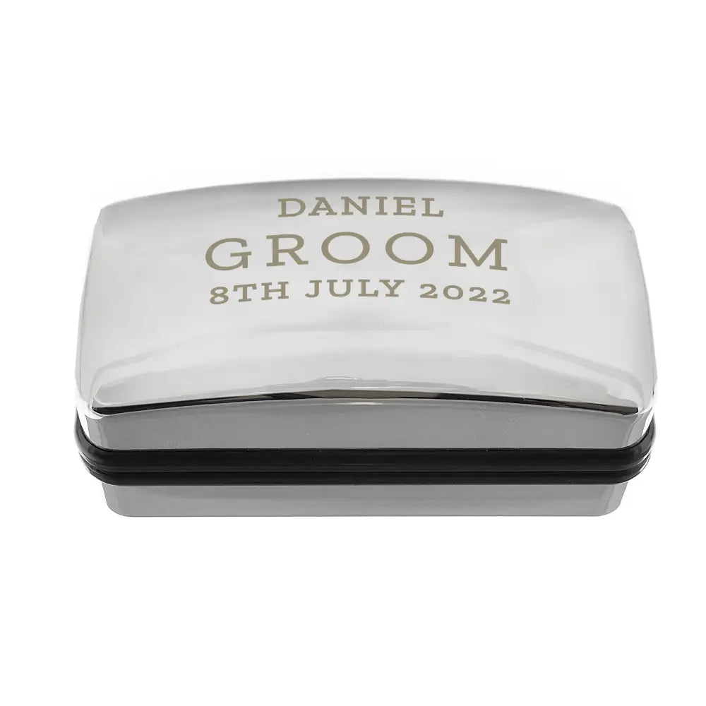Jewellery Personalised Wedding Cufflink Box