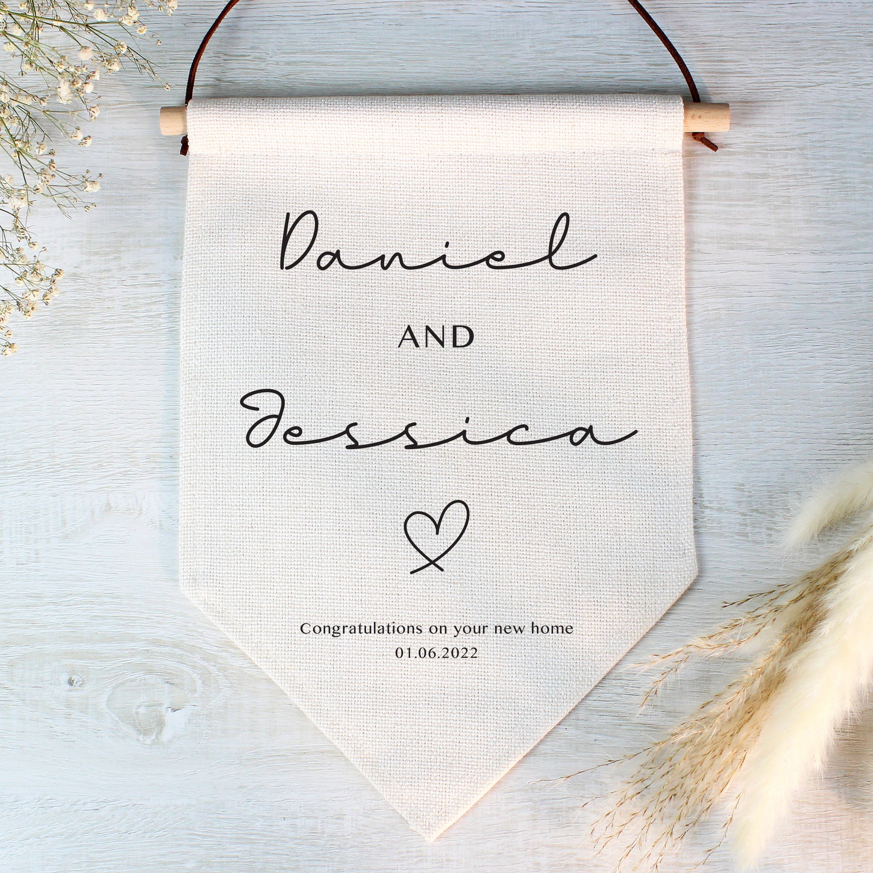 0 Personalised Wedding Hanging Banner