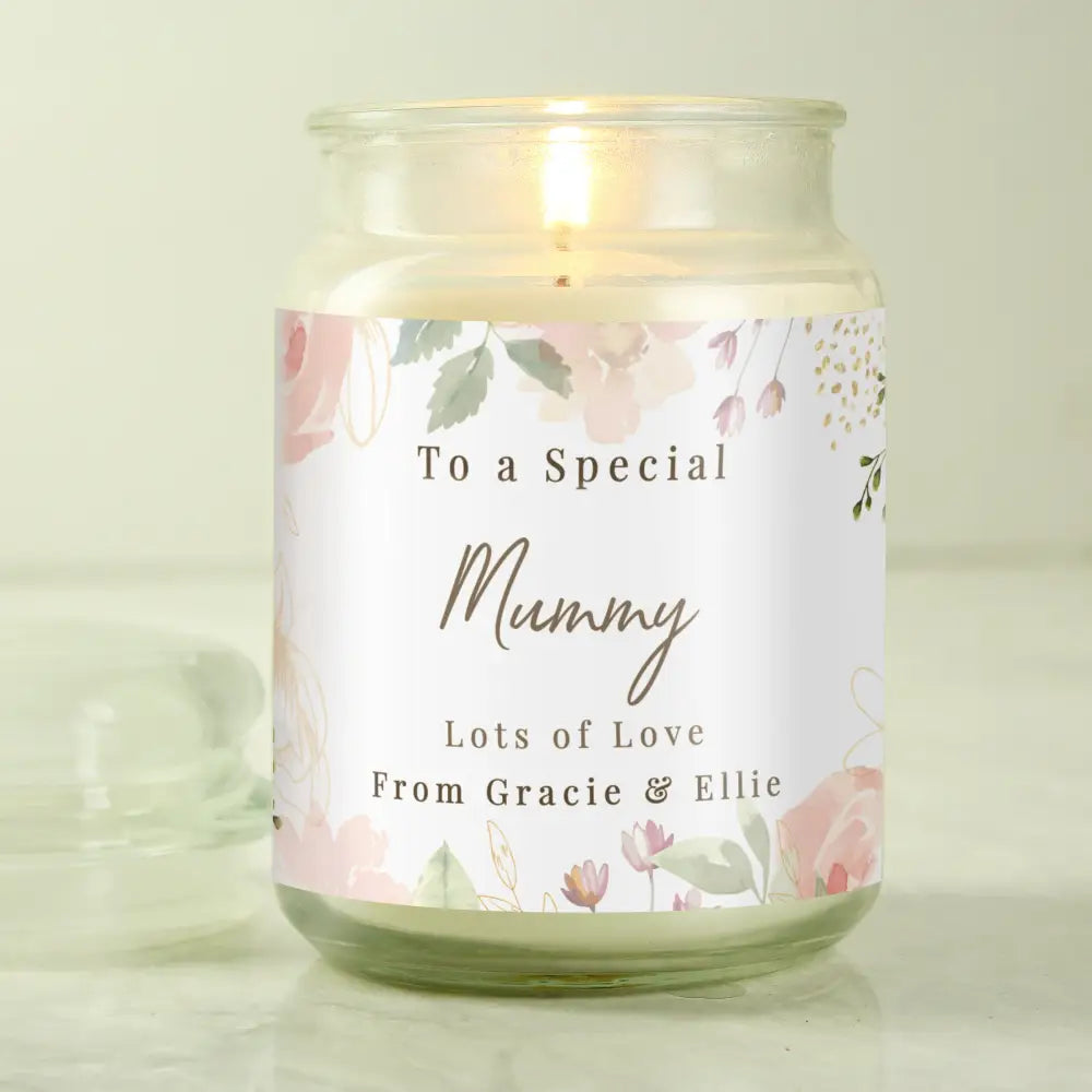 Candles & Reed Diffusers Personalised Wedding Large Candle Jar