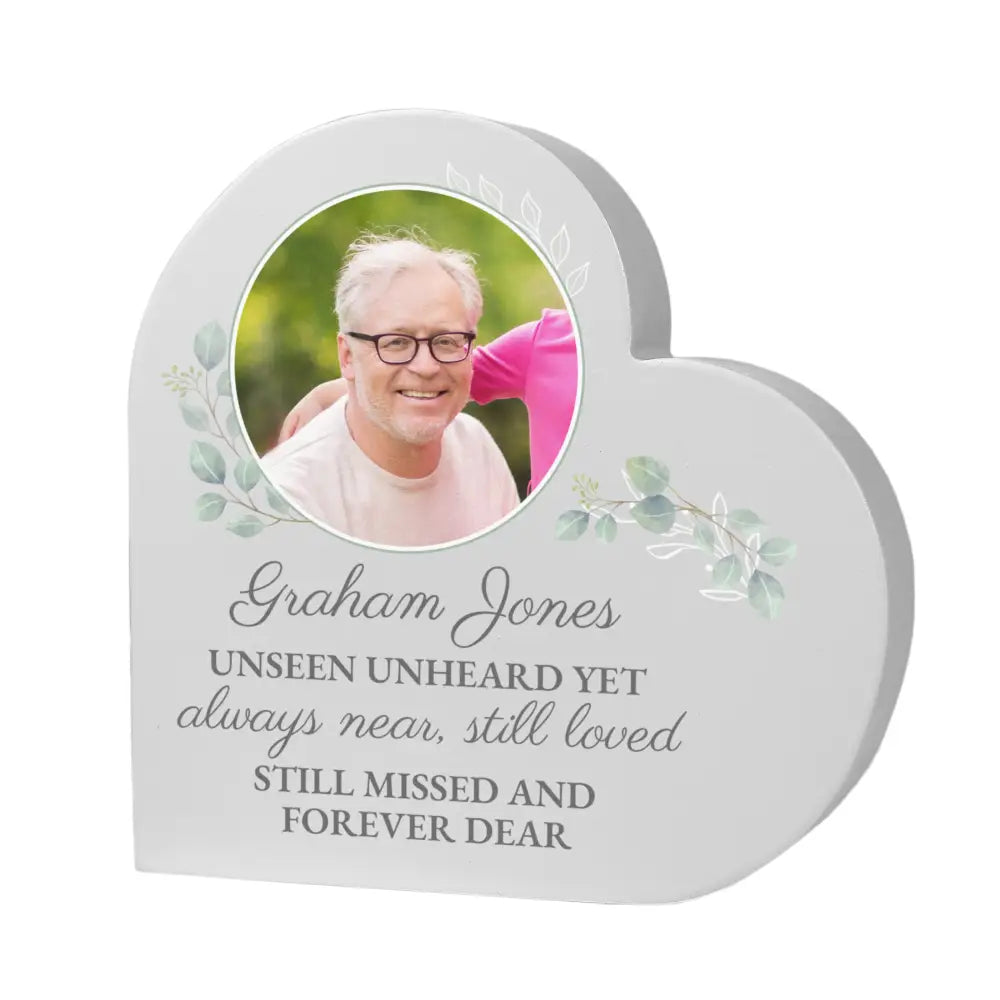 Ornaments Personalised Wedding Memory Table Heart Ornament