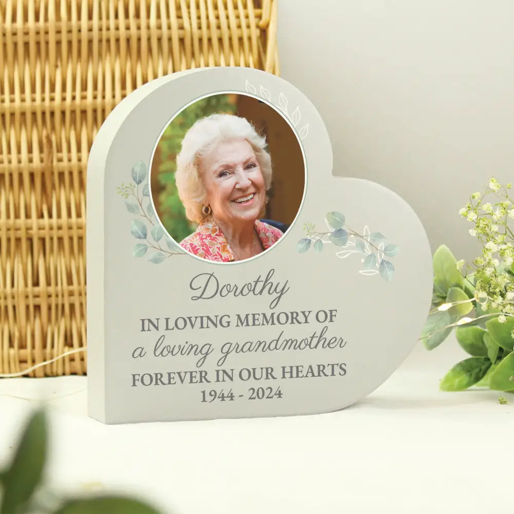Ornaments Personalised Wedding Memory Table Heart Ornament