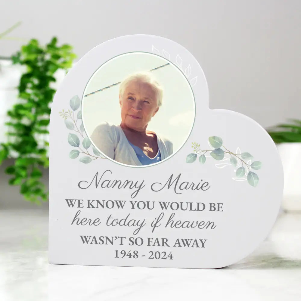 Ornaments Personalised Wedding Memory Table Heart Ornament