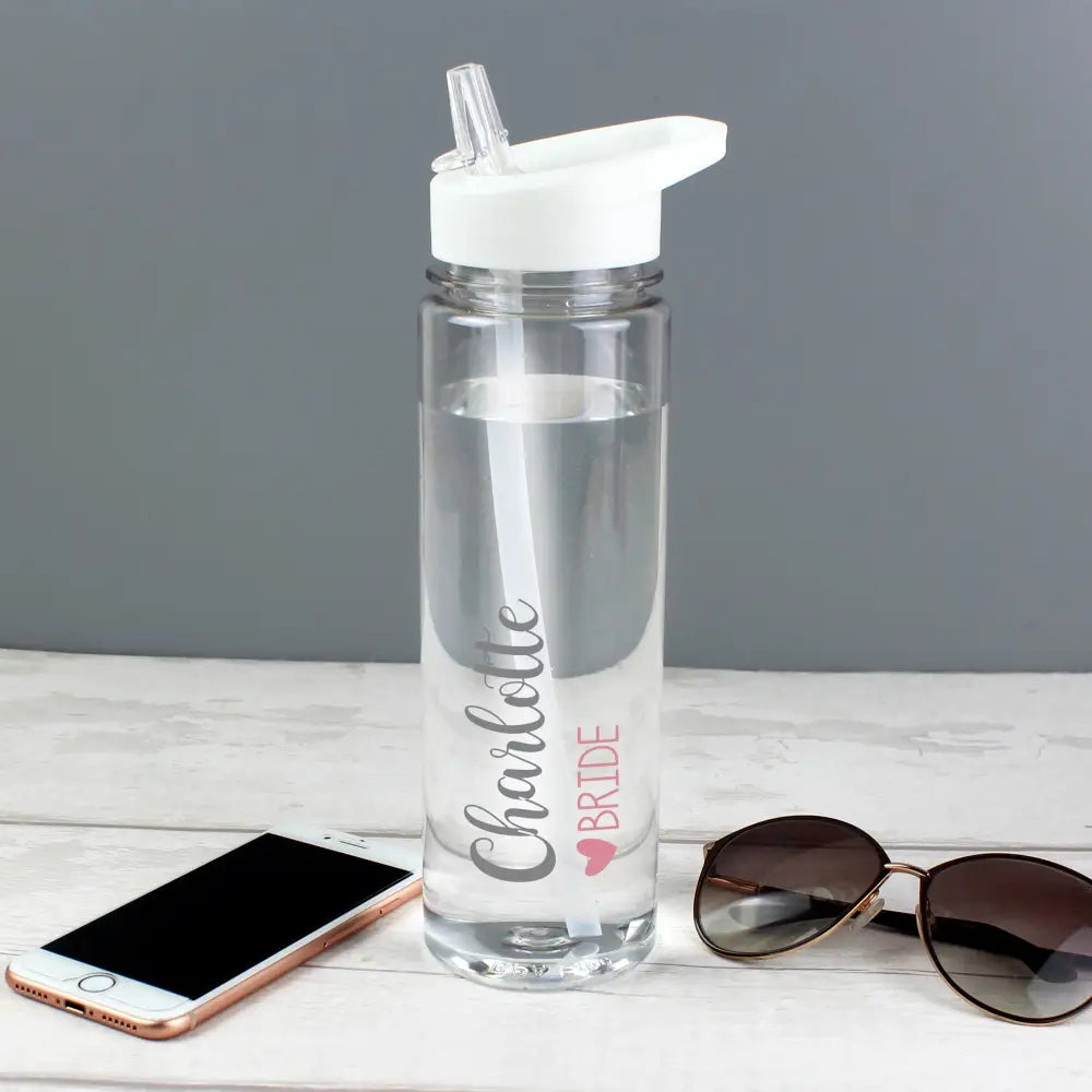 Drinks Bottles Personalised Wedding Party Water Bottle