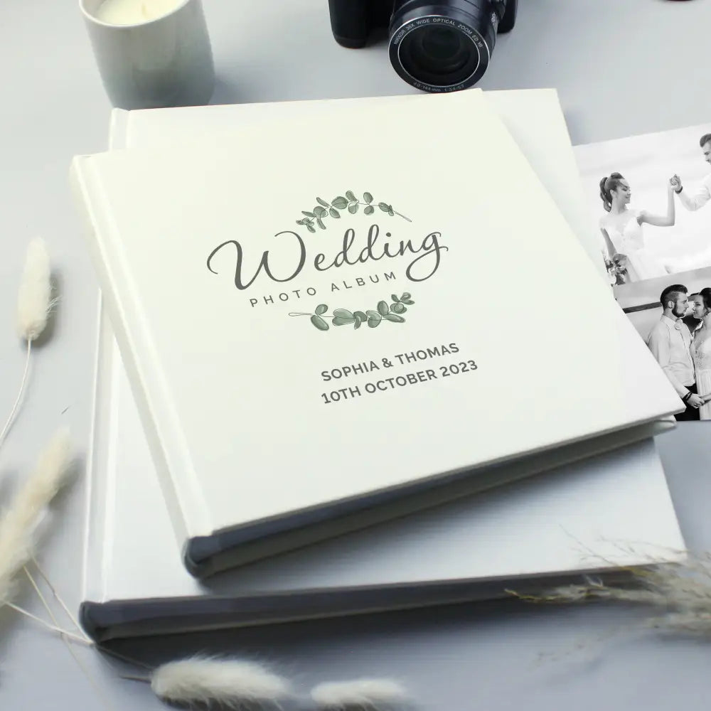 Photo Frames, Albums and Guestbooks Personalised Wedding Square Photo Album