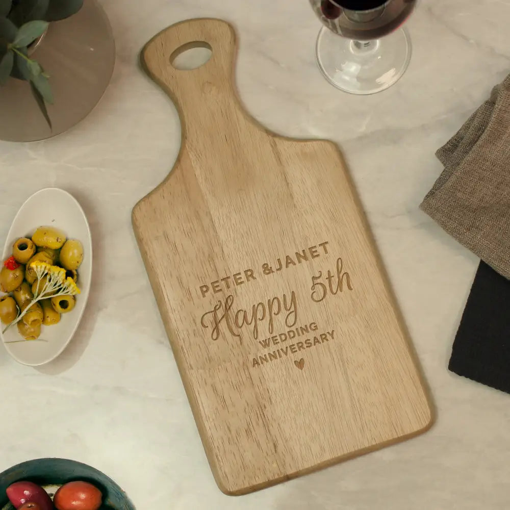 Kitchen, Baking & Dining Gifts Personalised Wedding Wooden Paddle Board