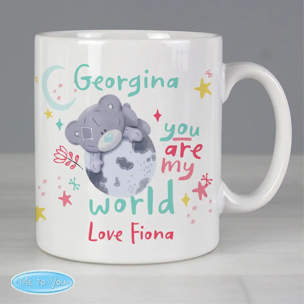 Mugs Personalised You Are My World Me To You Mug