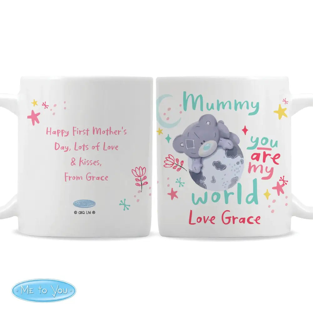 Mugs Personalised You Are My World Me To You Mug