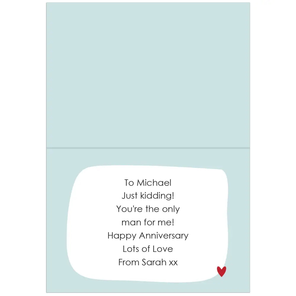 Greetings Cards Personalised You're My Favourite Husband Card